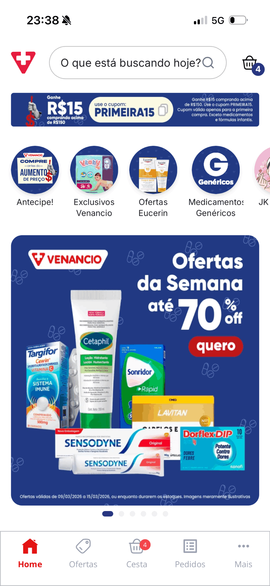 Drogaria Venâncio App Demo